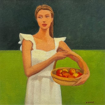 Girl with a basket