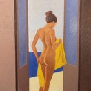 Nude hellow towel