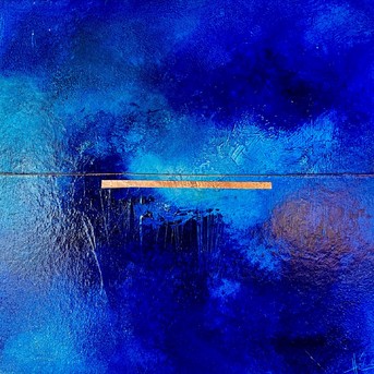 Abstraction Ultramarine